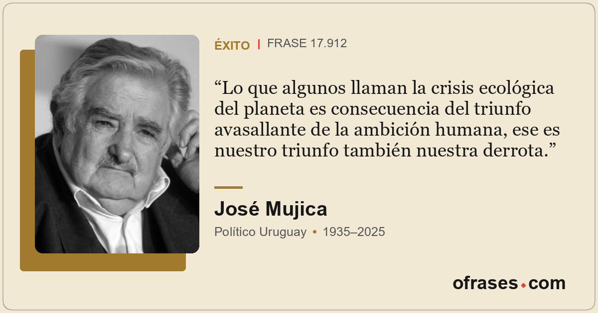 Lo que algunos llaman la crisis ecológica del planeta es consecuencia del triunf...