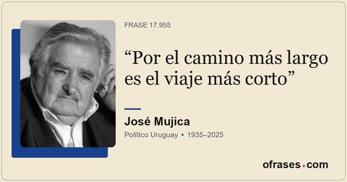 Por el camino más largo es el viaje más corto