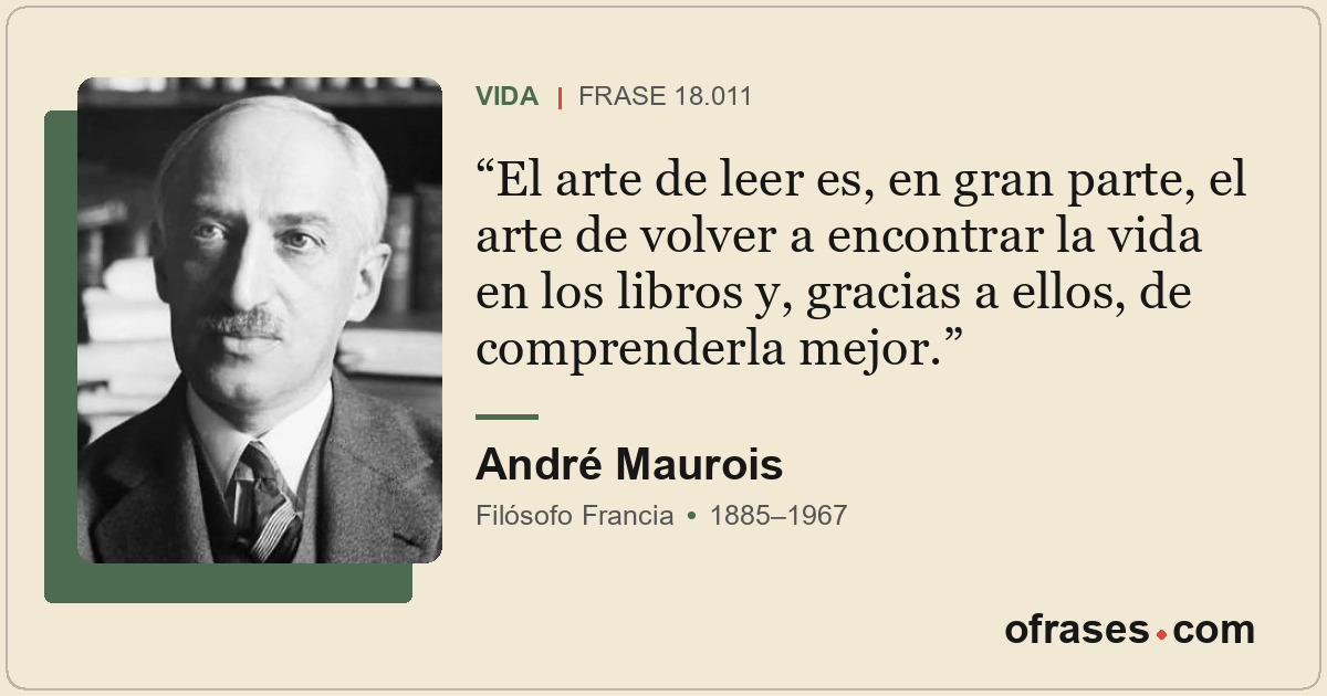 El arte de leer es, en gran parte, el arte de volver a encontrar la vida en los...