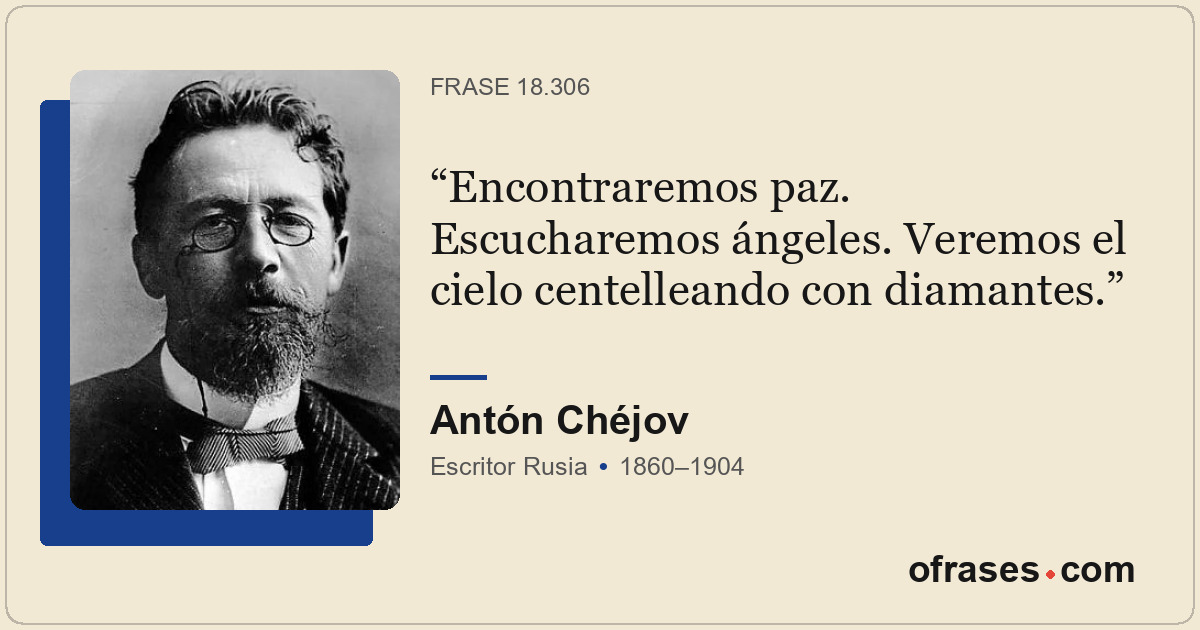 Encontraremos paz. Escucharemos ángeles. Veremos el cielo centelleando con diama...
