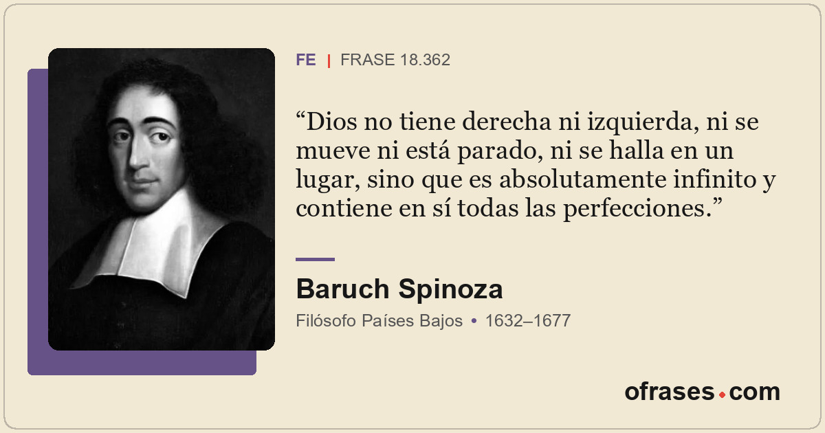 Dios no tiene derecha ni izquierda, ni se mueve ni está parado, ni se halla en u...