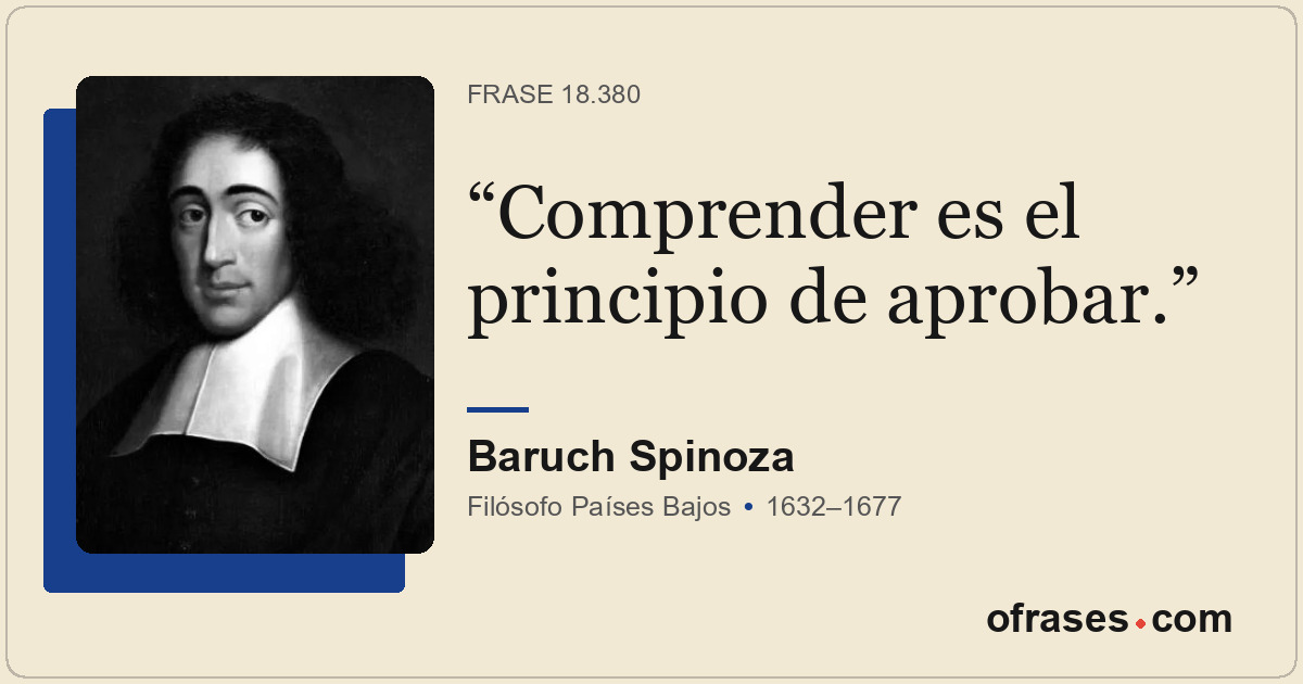Comprender es el principio de aprobar.