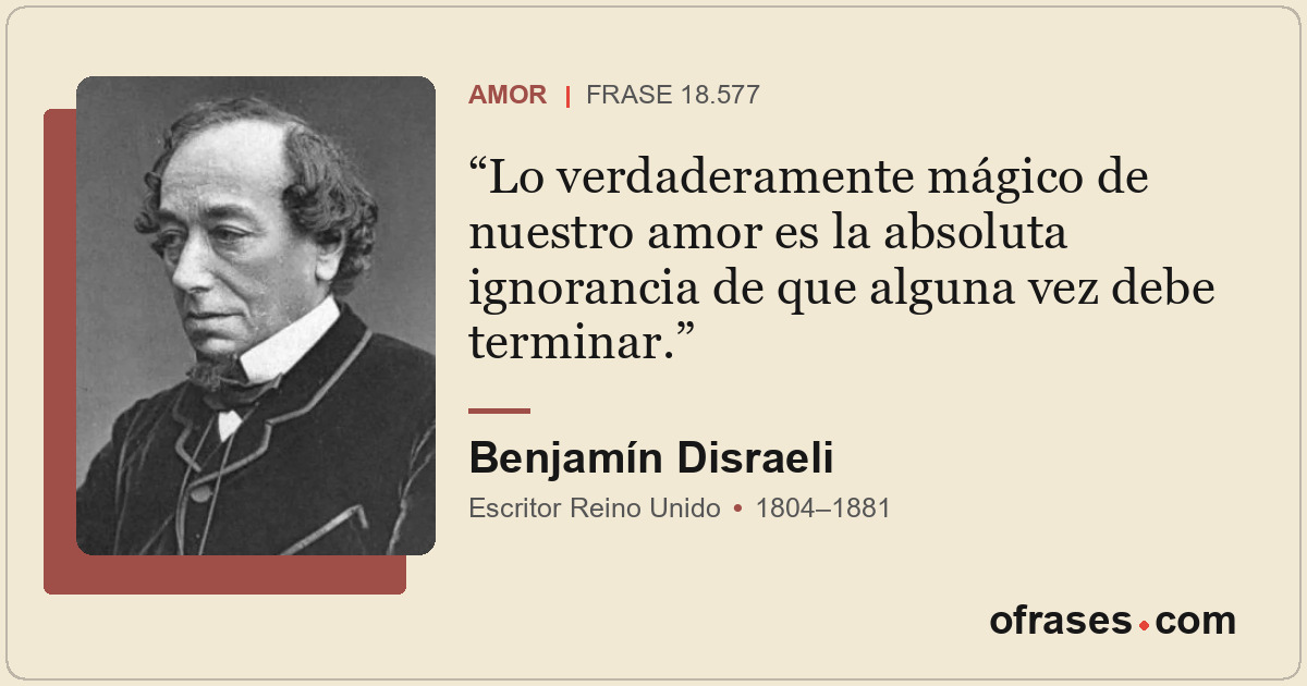 Lo verdaderamente mágico de nuestro amor es la absoluta ignorancia de que alguna...