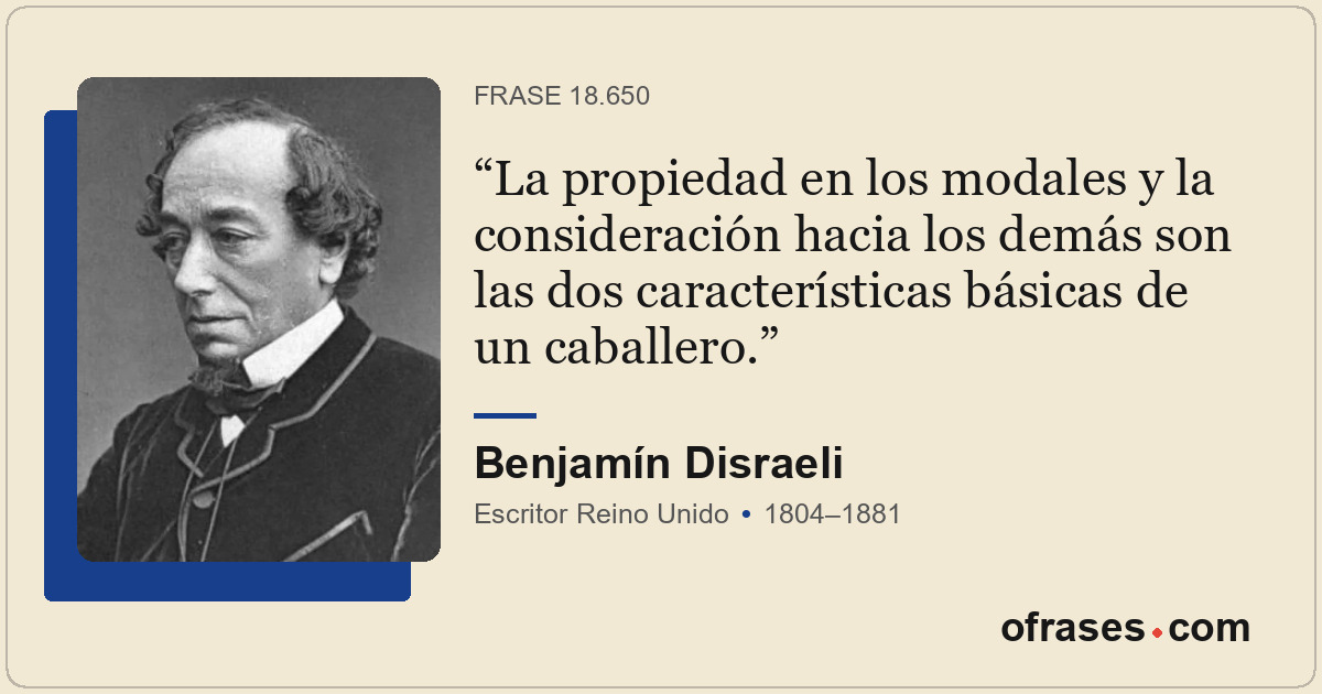 La propiedad en los modales y la consideración hacia los demás son las dos carac...