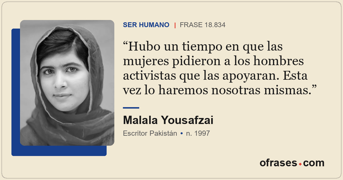 Hubo un tiempo en que las mujeres pidieron a los hombres activistas que las apoy...