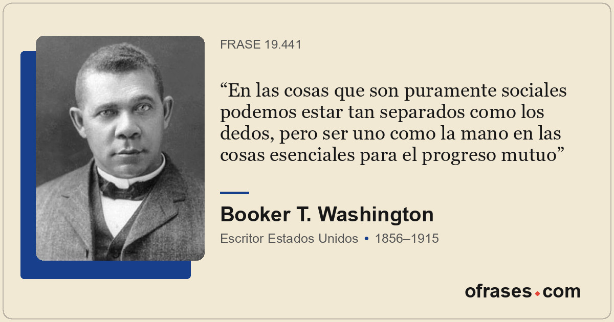 En las cosas que son puramente sociales podemos estar tan separados como los ded...