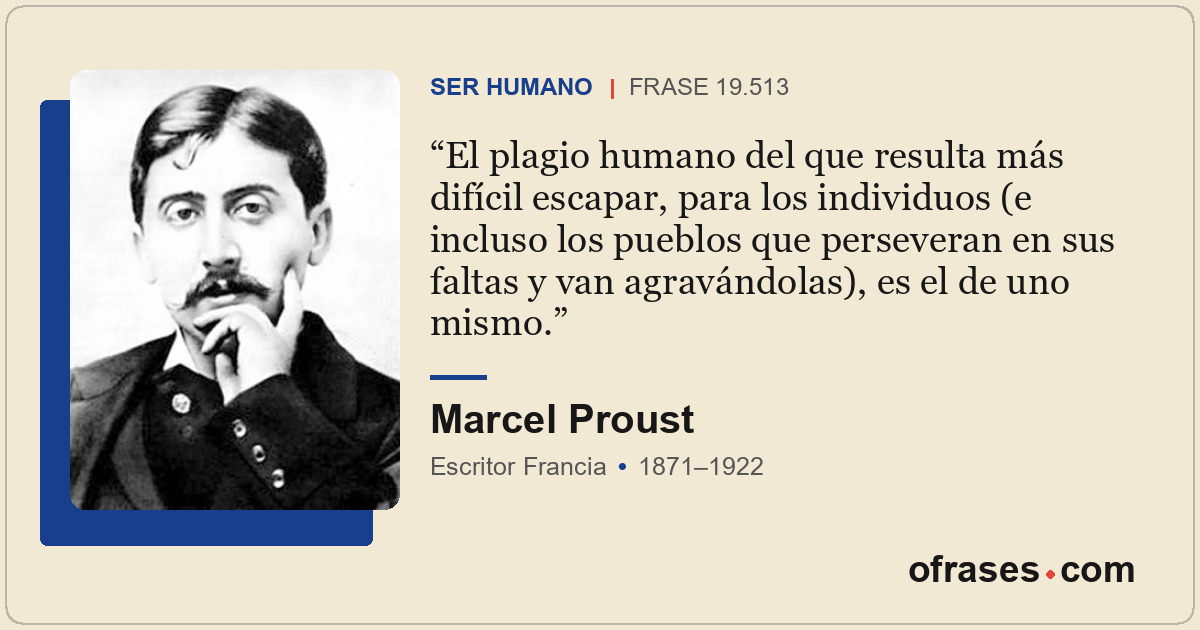 El plagio humano del que resulta más difícil escapar, para los individuos (e inc...