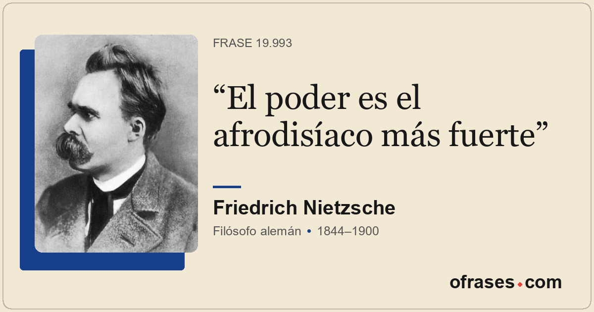 El poder es el afrodisíaco más fuerte