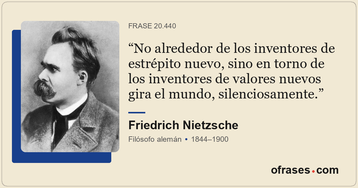 No alrededor de los inventores de estrépito nuevo, sino en torno de los inventor...