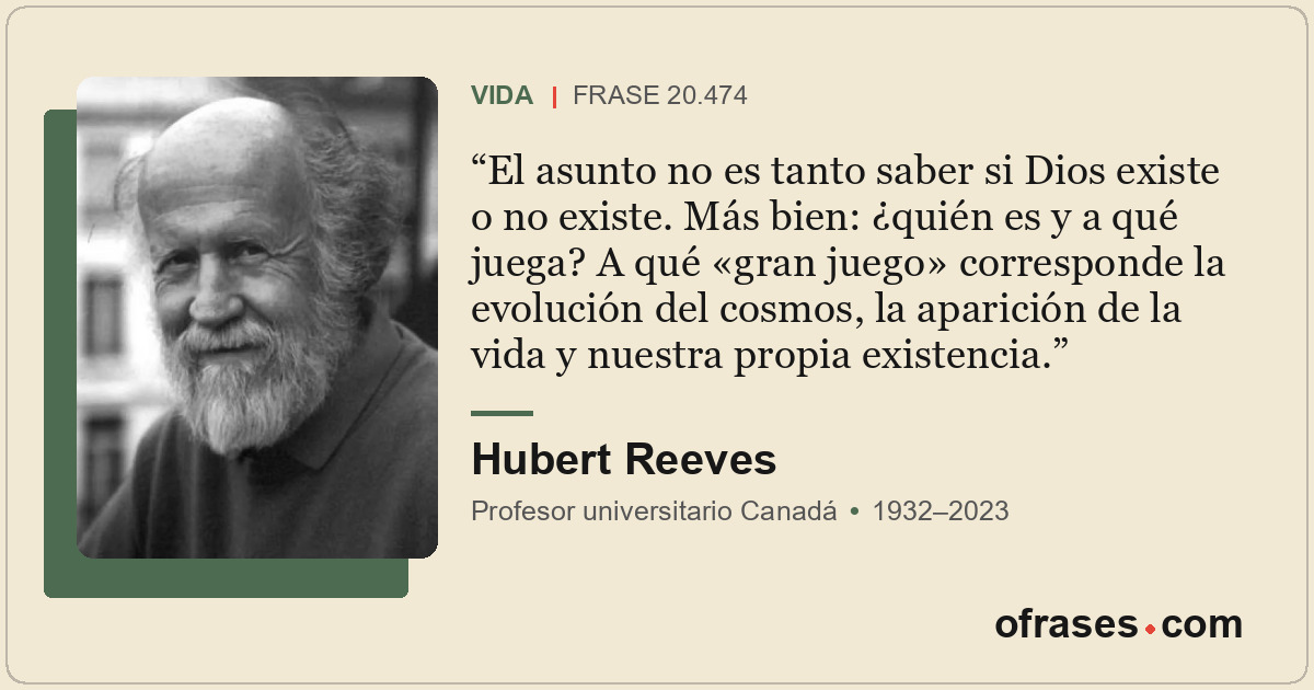 El asunto no es tanto saber si Dios existe o no existe. Más bien: ¿quién es y a...