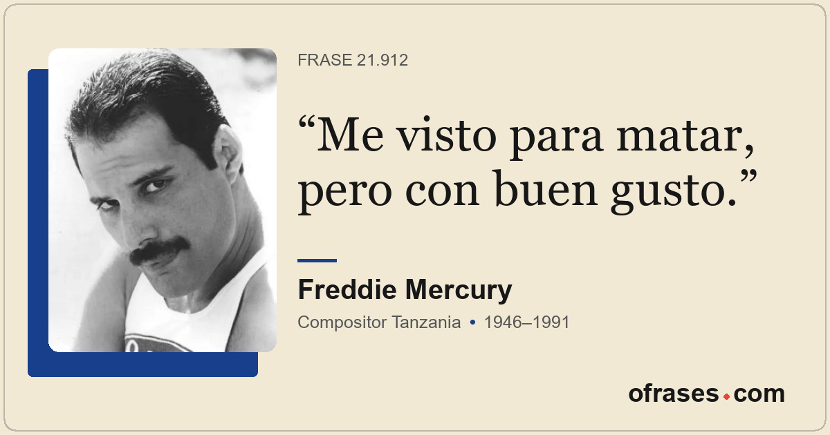 Me visto para matar, pero con buen gusto.