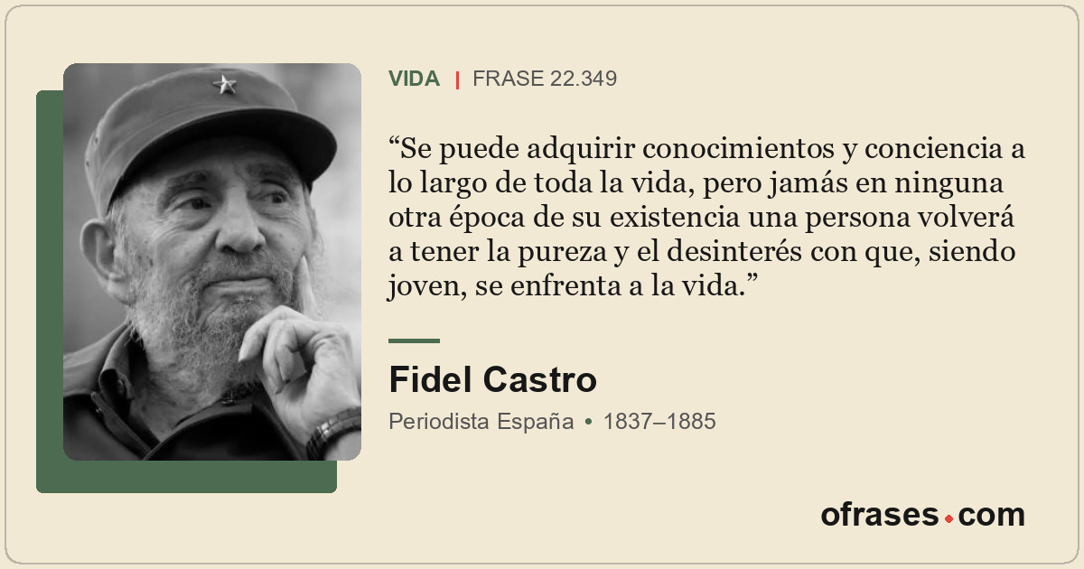 Se puede adquirir conocimientos y conciencia a lo largo de toda la vida, pero ja...