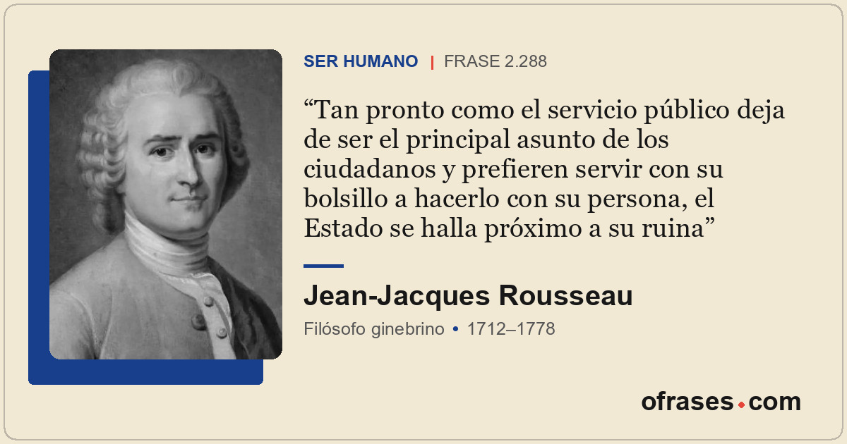 Tan pronto como el servicio público deja de ser el principal asunto de los ciuda...