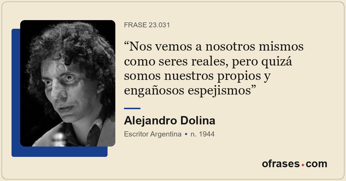 Nos vemos a nosotros mismos como seres reales, pero quizá somos nuestros propios...