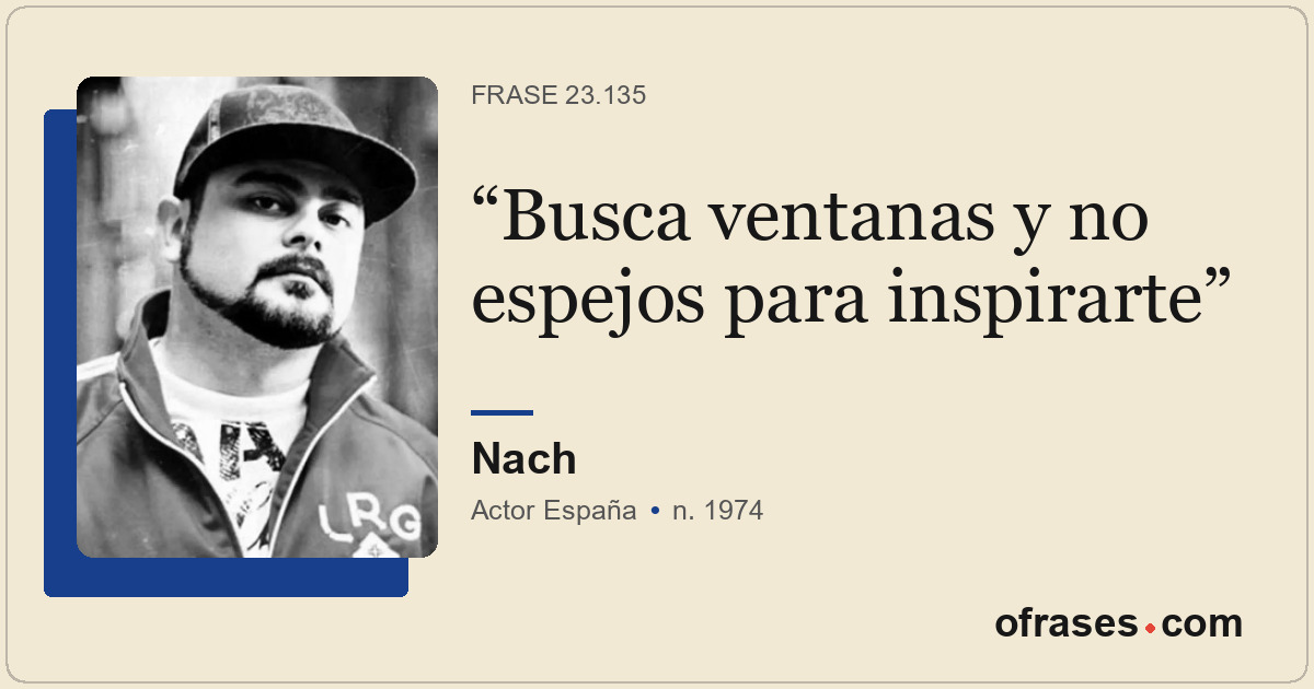 Busca ventanas y no espejos para inspirarte