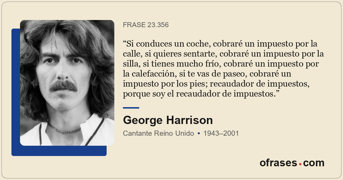 Si conduces un coche, cobraré un impuesto por la calle, si quieres sentarte, cob...