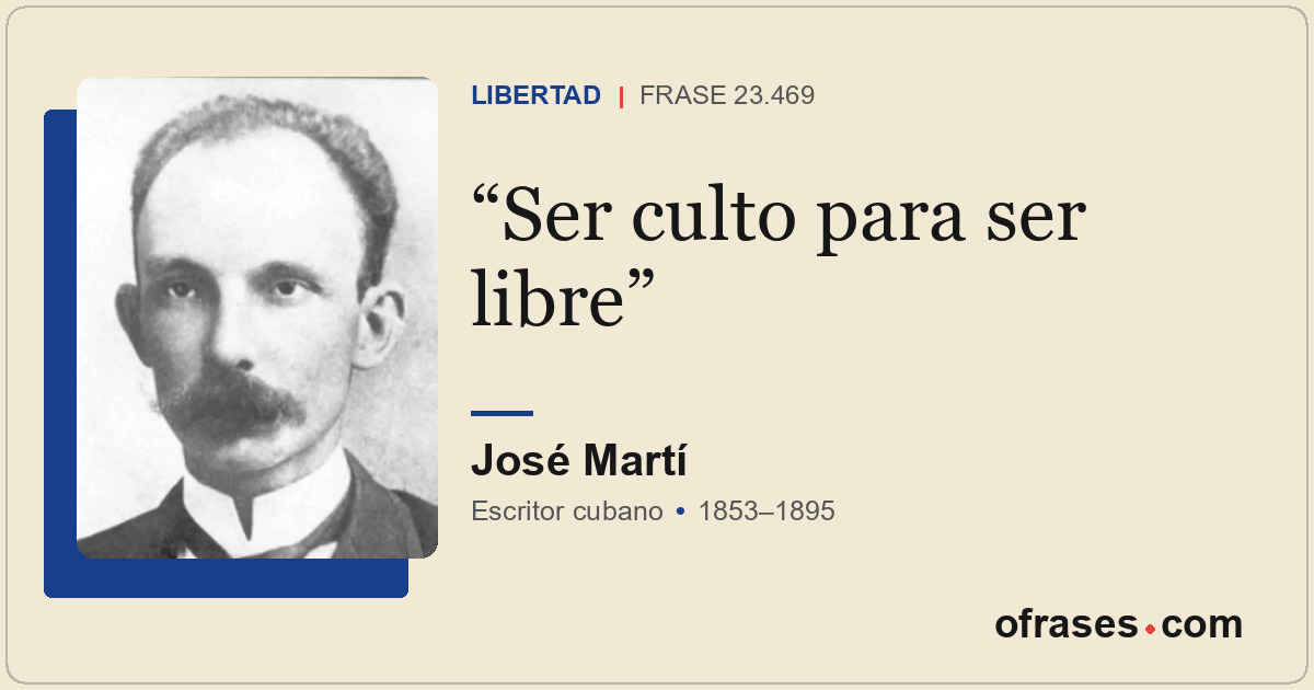 Ser culto para ser libre