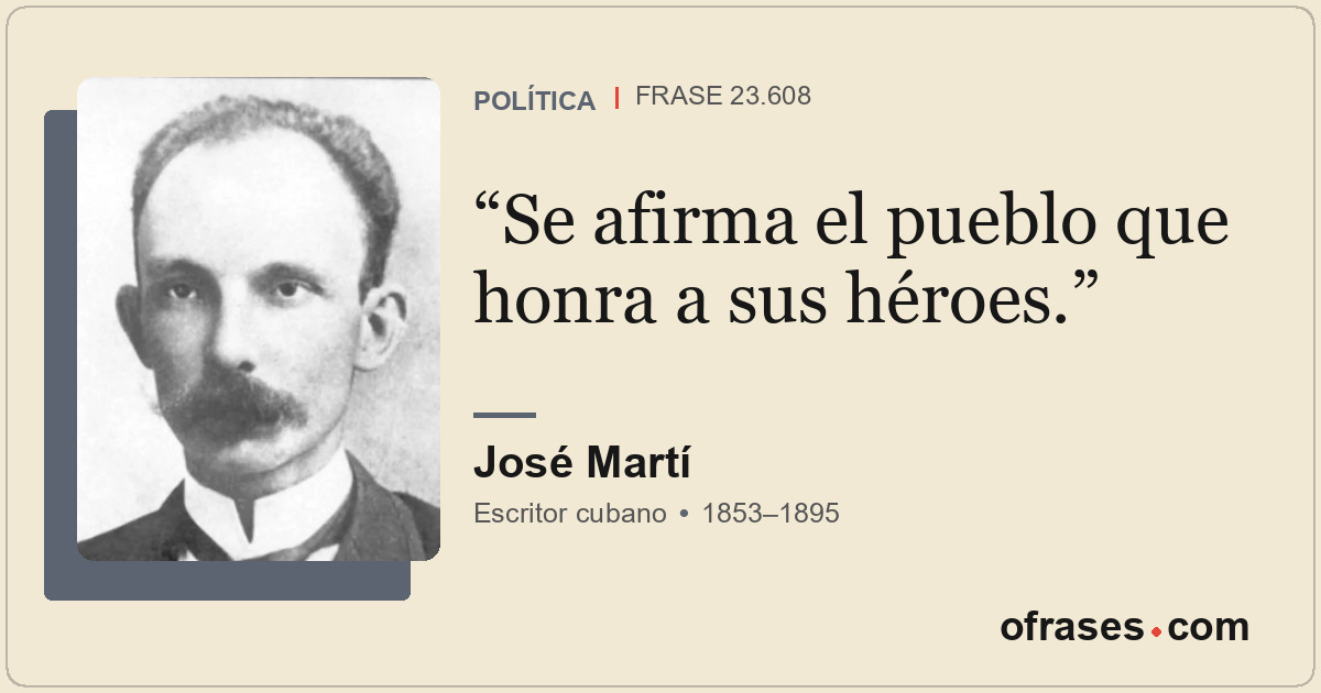 Se afirma el pueblo que honra a sus héroes.