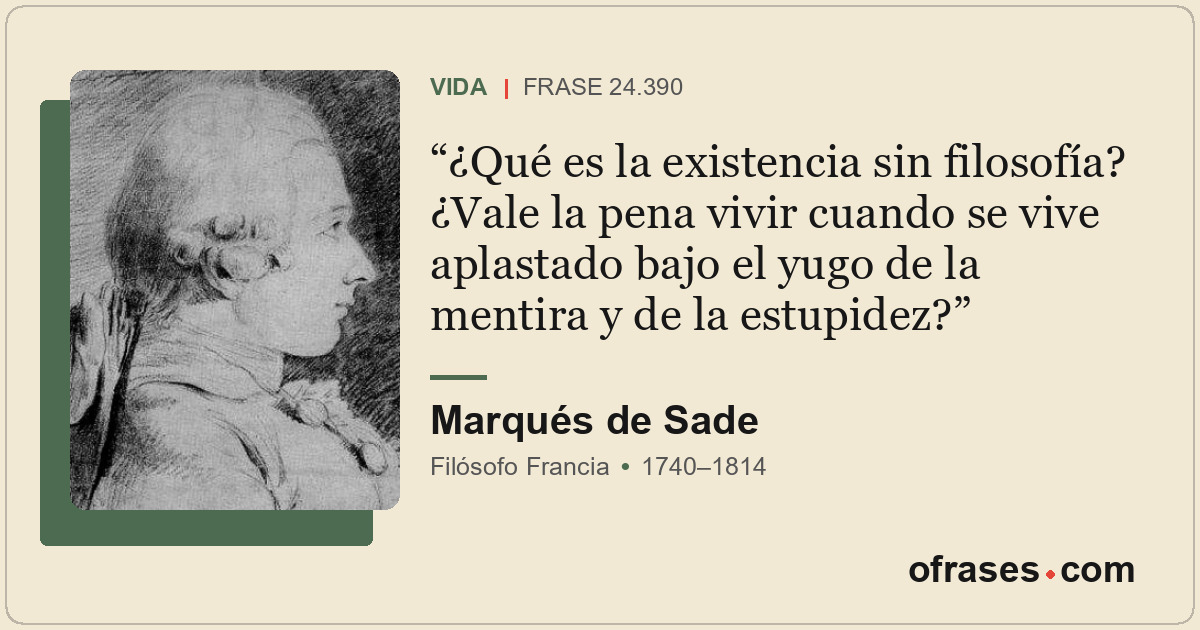 ¿Qué es la existencia sin filosofía? ¿Vale la pena vivir cuando se vive aplastad...