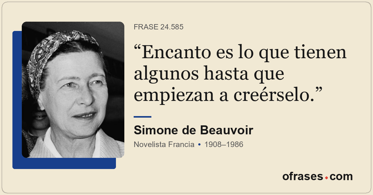 Encanto es lo que tienen algunos hasta que empiezan a creérselo.
