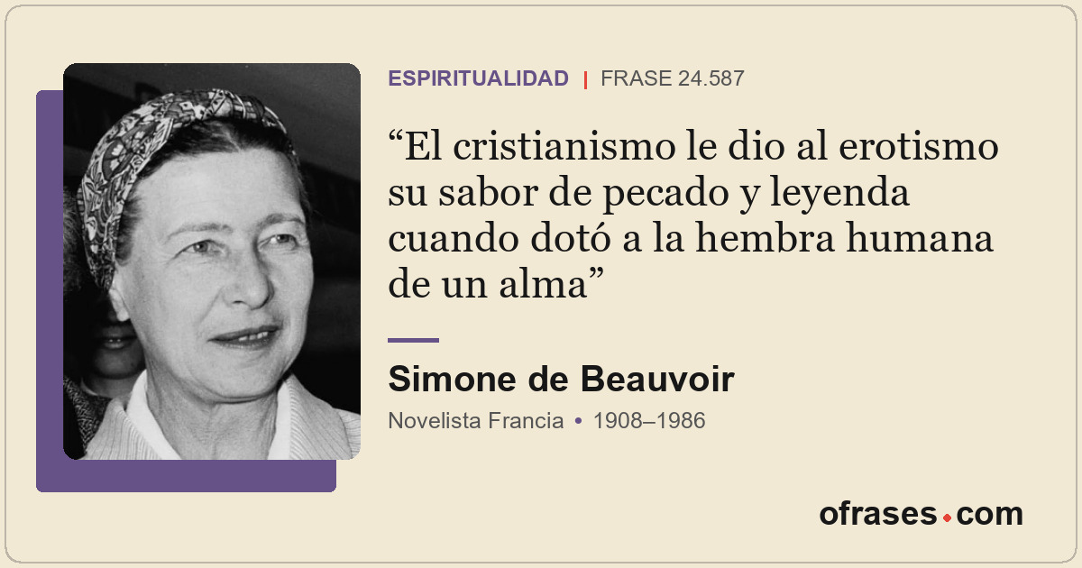 El cristianismo le dio al erotismo su sabor de pecado y leyenda cuando dotó a la...