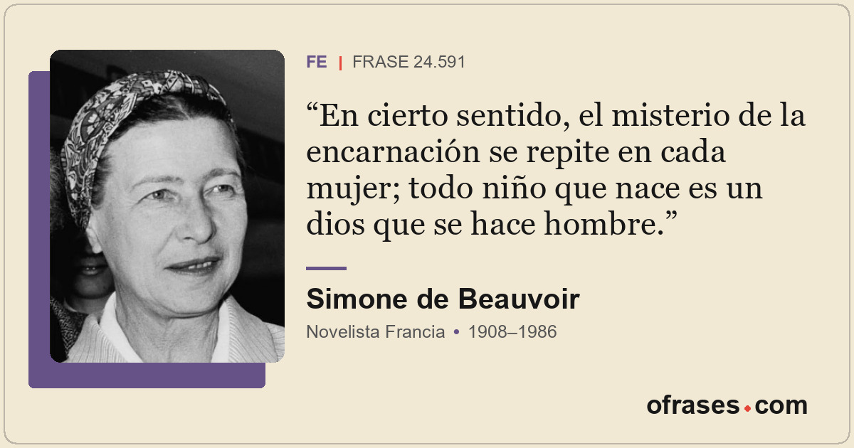 En cierto sentido, el misterio de la encarnación se repite en cada mujer; todo n...