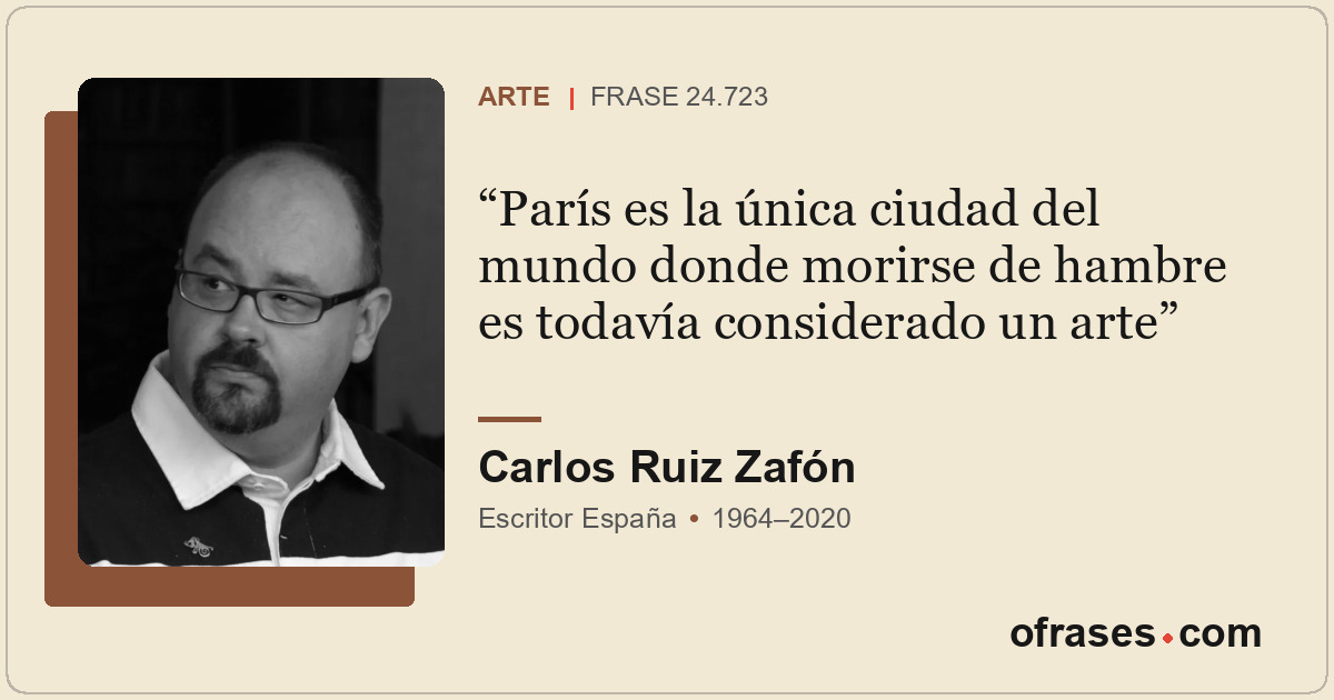 París es la única ciudad del mundo donde morirse de hambre es todavía considerad...