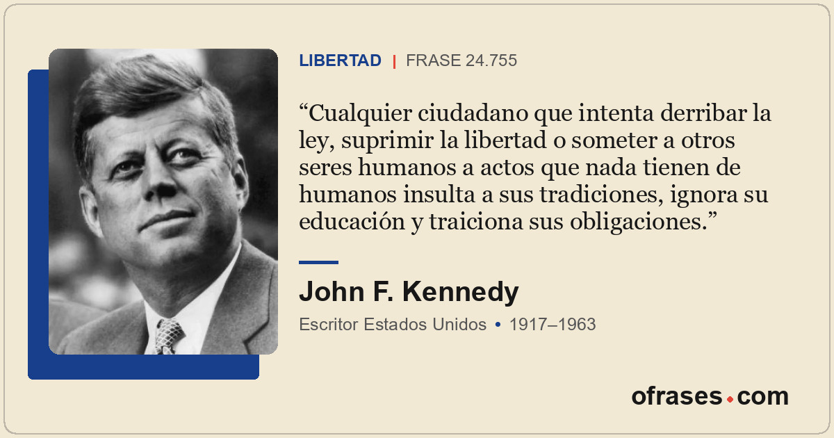 Cualquier ciudadano que intenta derribar la ley, suprimir la libertad o someter...