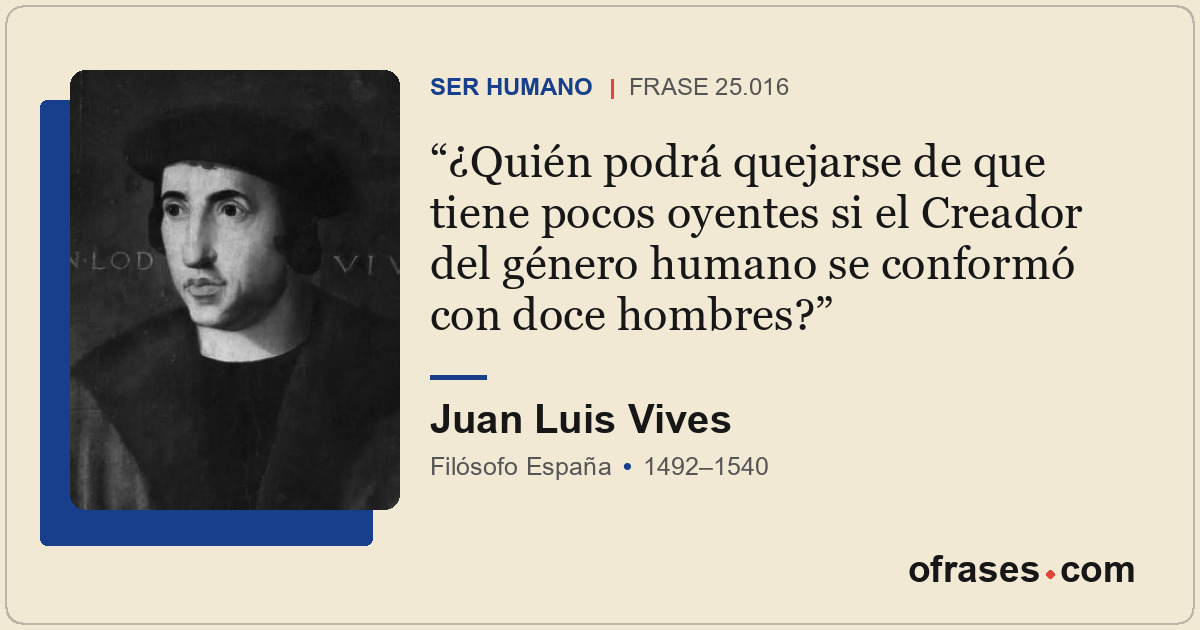 ¿Quién podrá quejarse de que tiene pocos oyentes si el Creador del género humano...