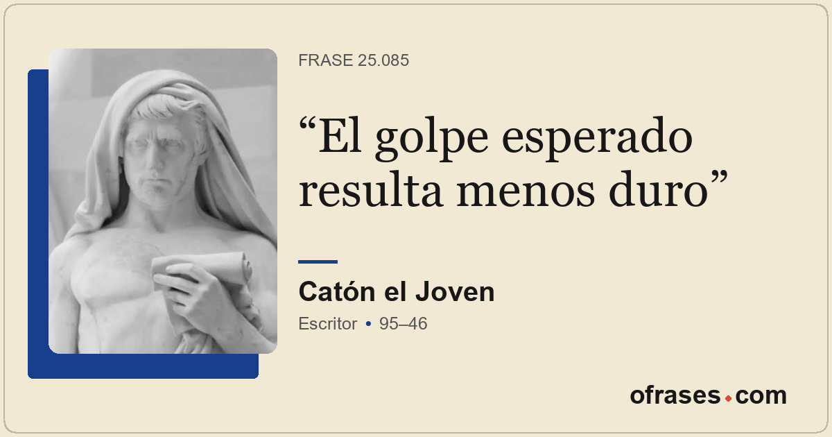 El golpe esperado resulta menos duro