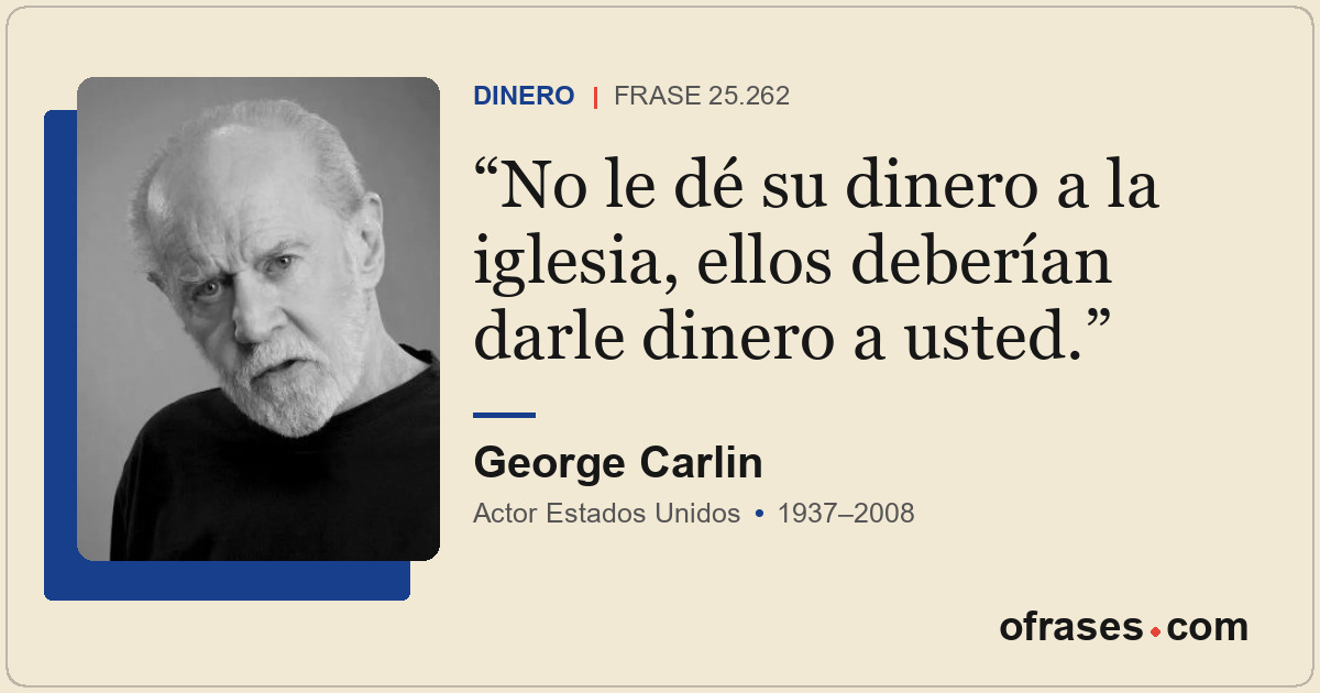 No le dé su dinero a la iglesia, ellos deberían darle dinero a usted.
