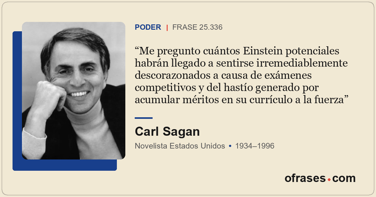 Me pregunto cuántos Einstein potenciales habrán llegado a sentirse irremediablem...