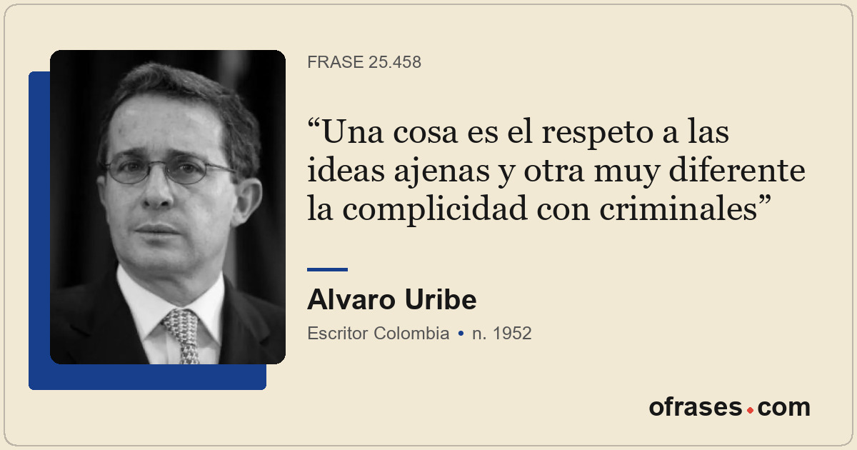 Una cosa es el respeto a las ideas ajenas y otra muy diferente la complicidad co...