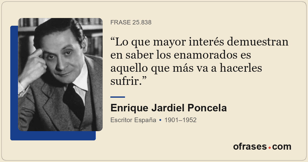Lo que mayor interés demuestran en saber los enamorados es aquello que más va a...