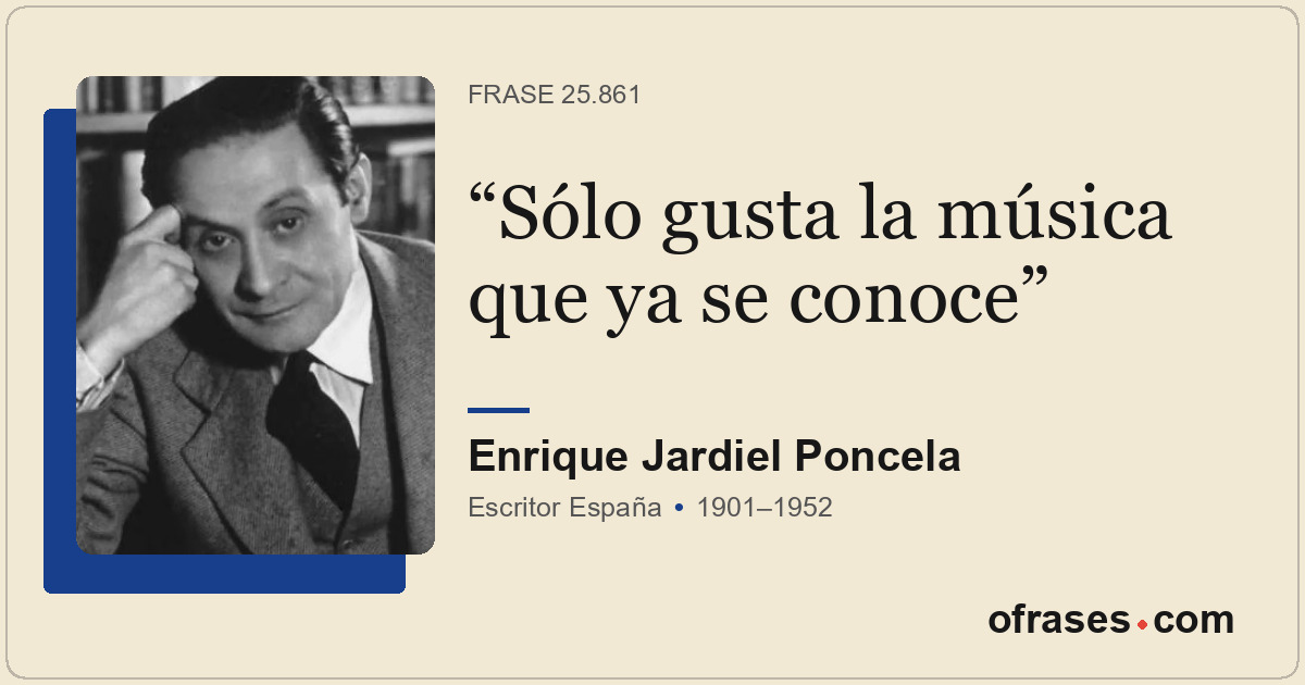 Sólo gusta la música que ya se conoce