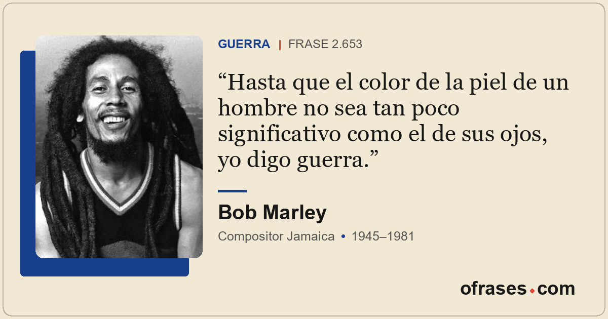 Hasta que el color de la piel de un hombre no sea tan poco significativo como el...