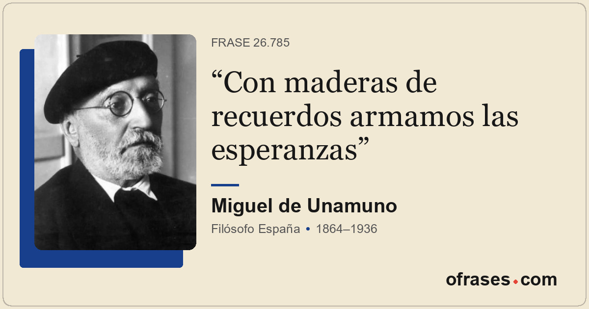 Con maderas de recuerdos armamos las esperanzas