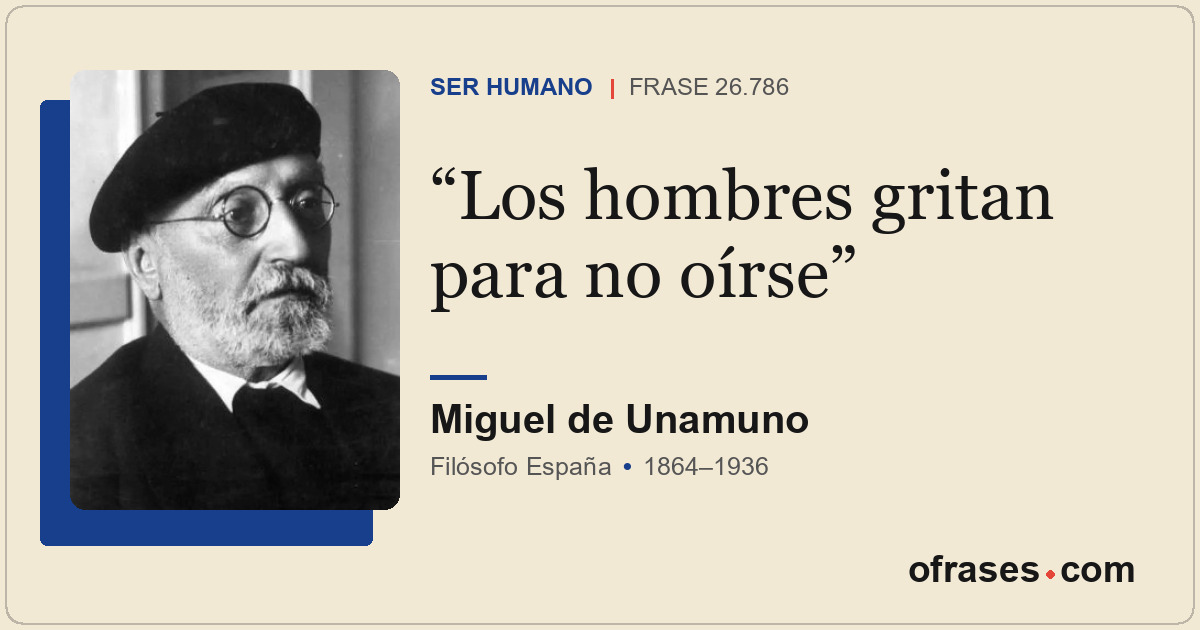 Los hombres gritan para no oírse