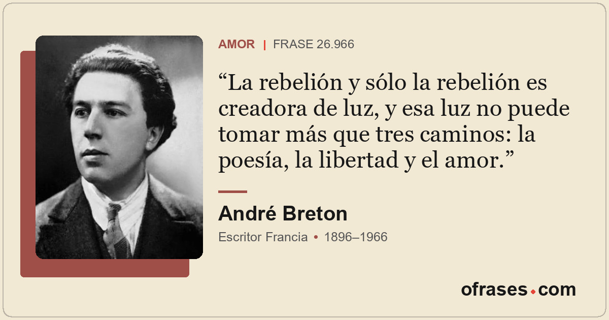 La rebelión y sólo la rebelión es creadora de luz, y esa luz no puede tomar más...