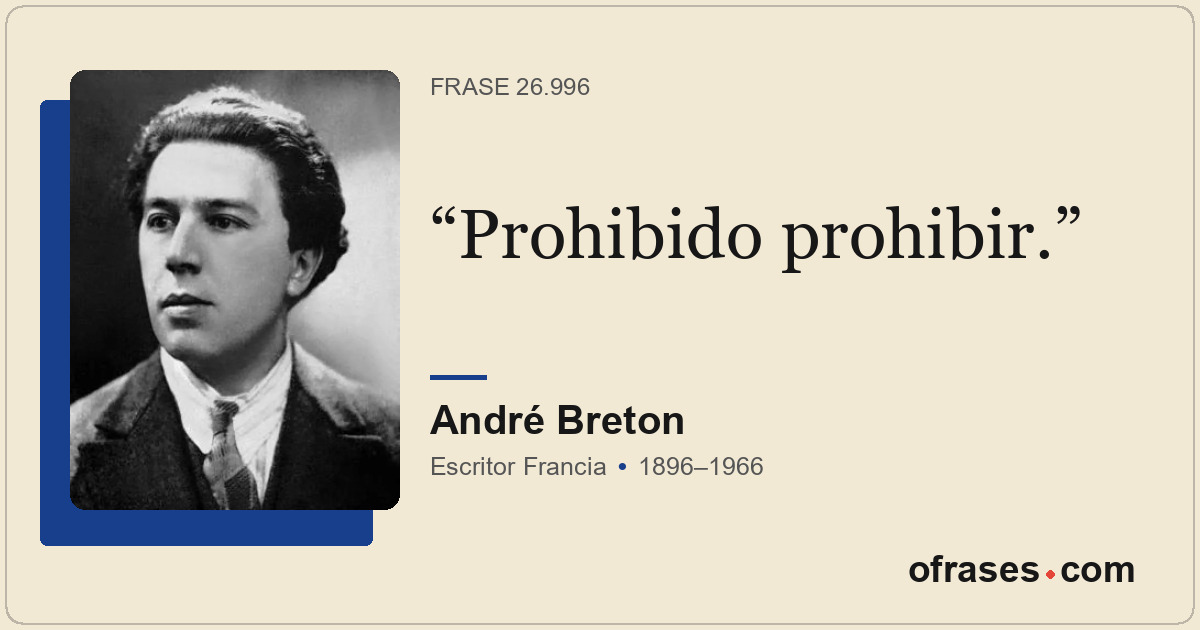 Prohibido prohibir.