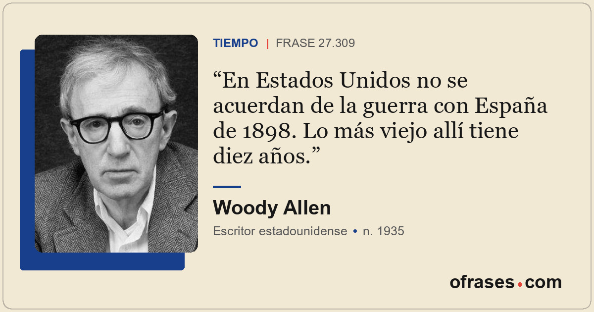 En Estados Unidos no se acuerdan de la guerra con España de 1898. Lo más viejo a...