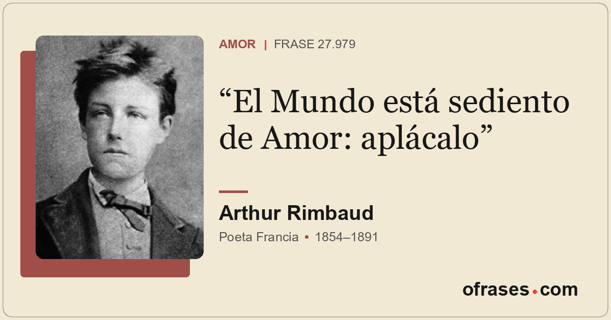 El Mundo está sediento de Amor: aplácalo