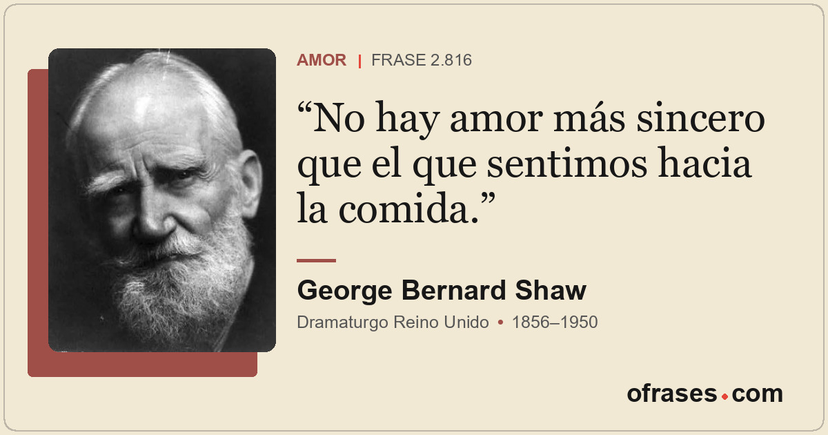 No hay amor más sincero que el que sentimos hacia la comida.