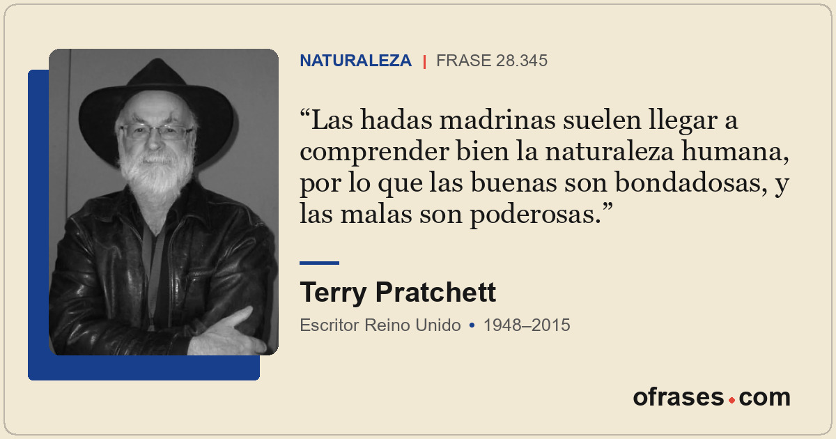 Las hadas madrinas suelen llegar a comprender bien la naturaleza humana, por lo...