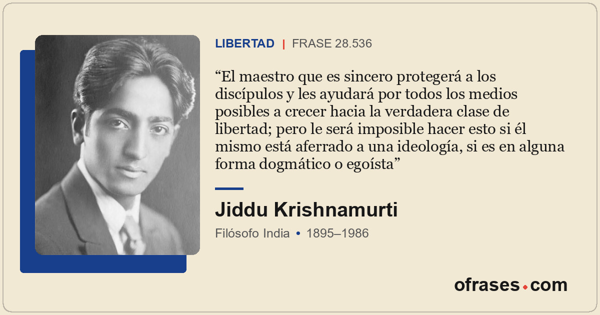 El maestro que es sincero protegerá a los discípulos y les ayudará por todos los...