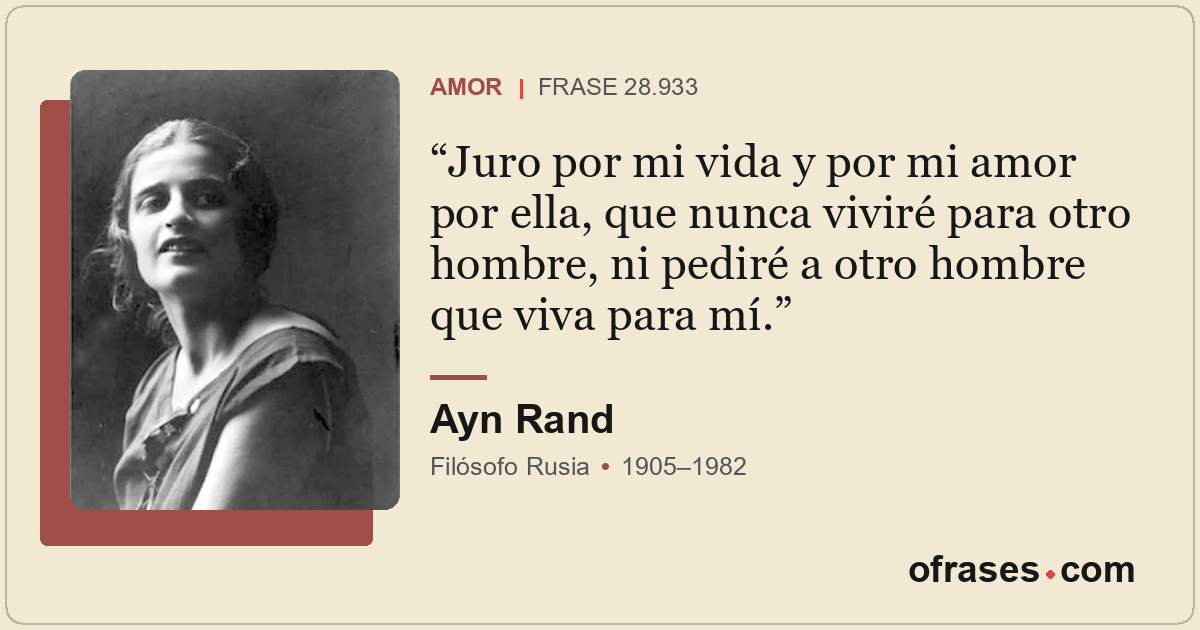 Juro por mi vida y por mi amor por ella, que nunca viviré para otro hombre, ni p...