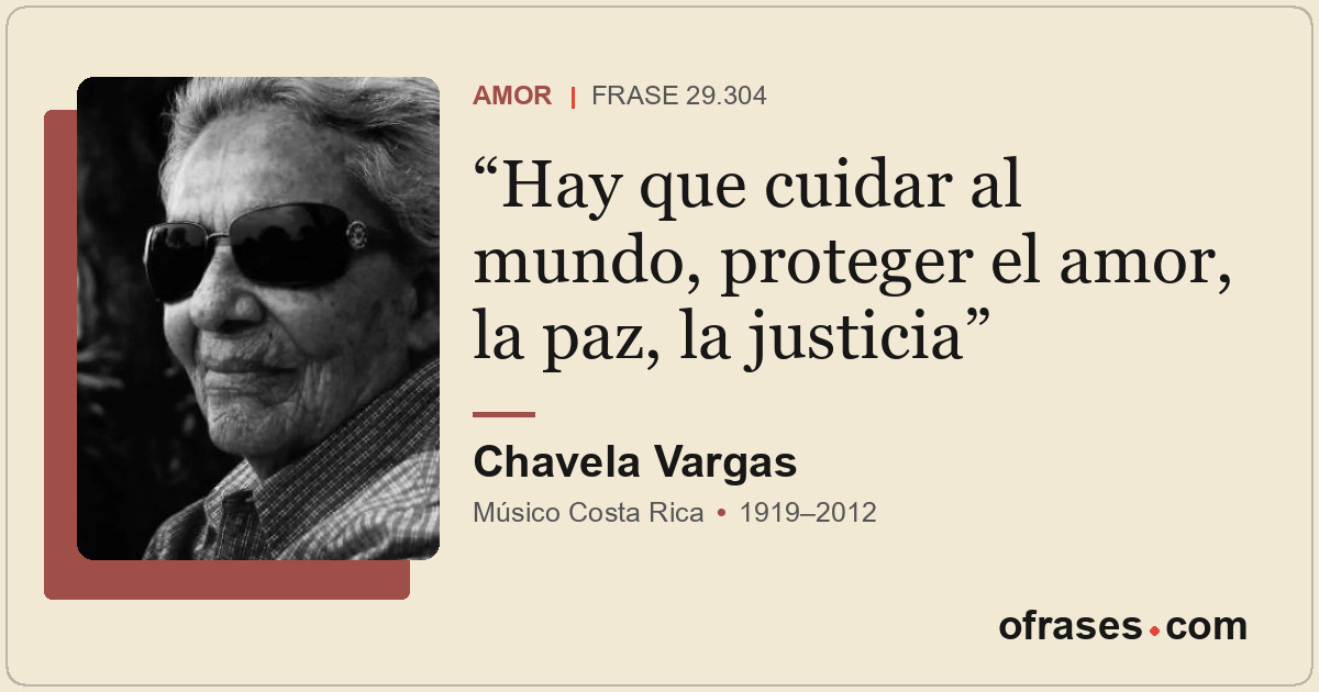 Hay que cuidar al mundo, proteger el amor, la paz, la justicia