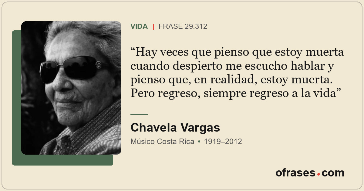 Hay veces que pienso que estoy muerta cuando despierto me escucho hablar y pien...