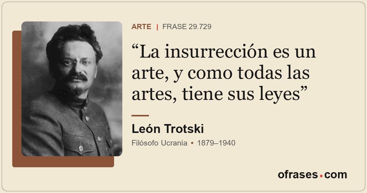 La insurrección es un arte, y como todas las artes, tiene sus leyes