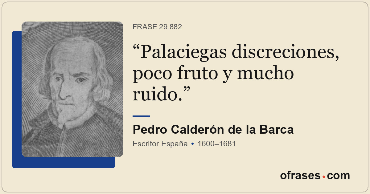 Palaciegas discreciones, poco fruto y mucho ruido.
